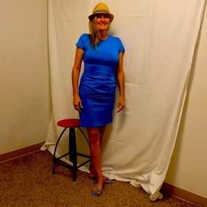 🍎 Women's Laughido Teal dress ~ M ~  3/25 🍎